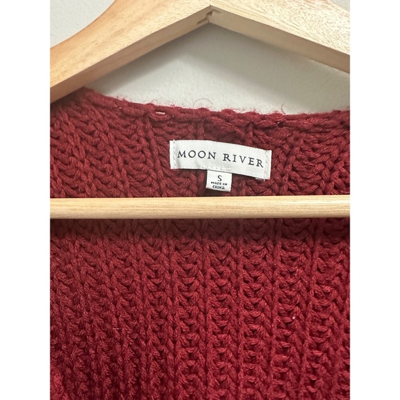 Red Knit Cardigan - Picture 3 of 4